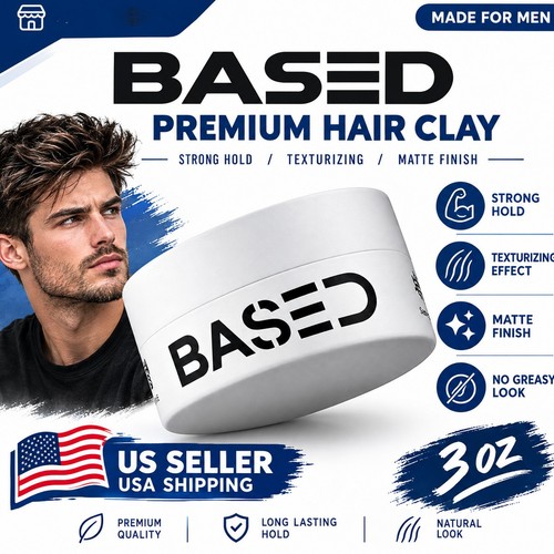 Based premium hair clay - based,
