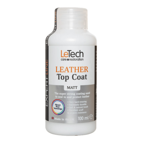 Leather top coat matt - top, |